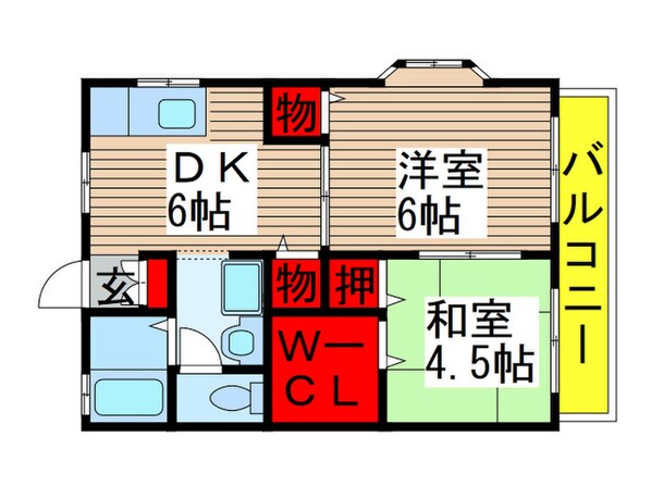 クレ－ルコ－トの物件間取画像